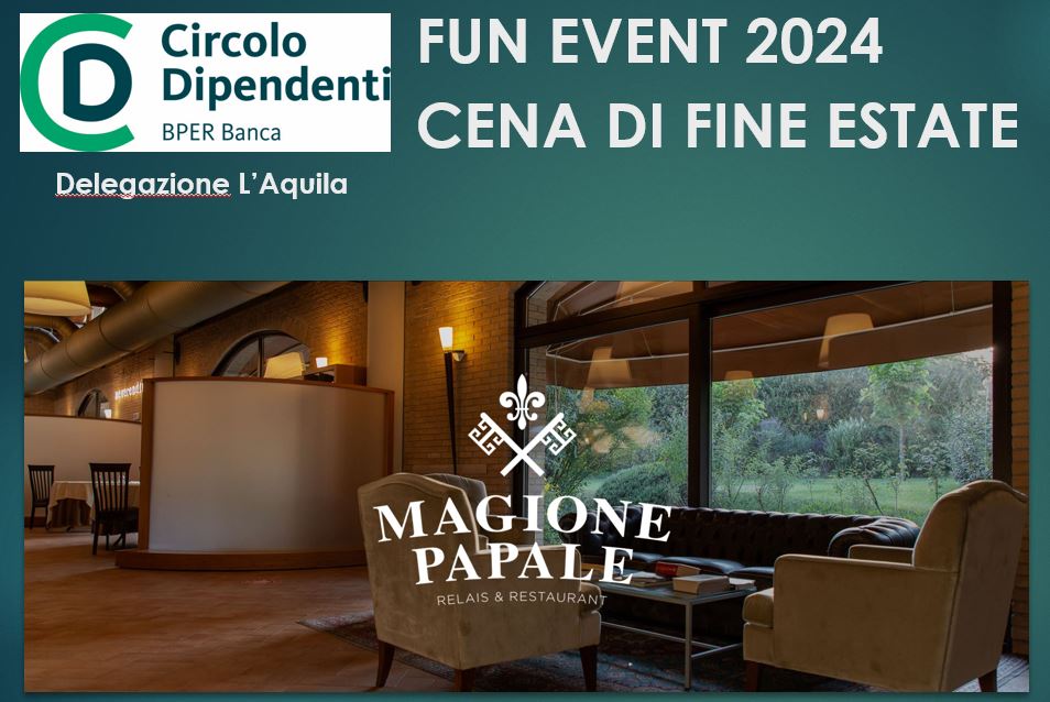 FUN EVENT DELEGAZIONE L’AQUILA 27/09/2024