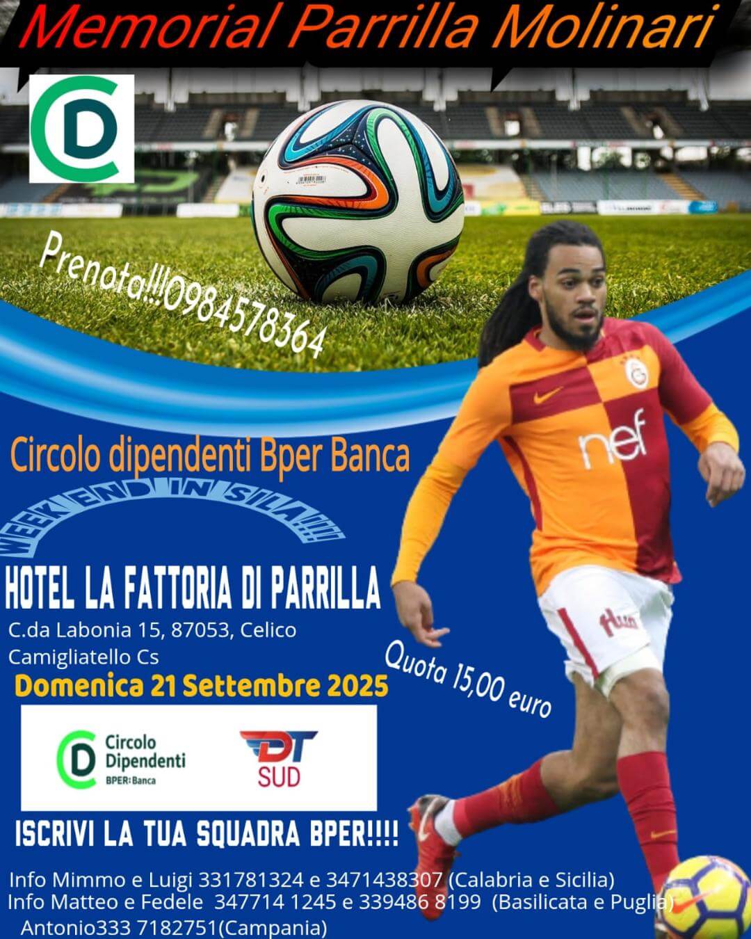 FUN EVENT MEMORIAL MOLINARI PARRILLA 21 SETTEMBRE 2025