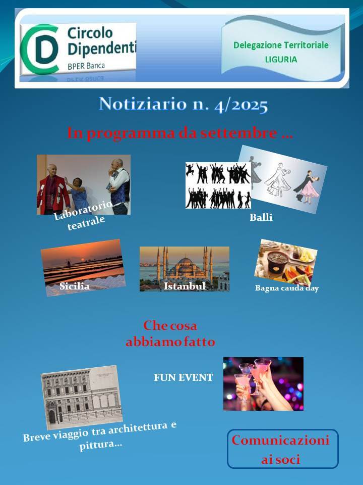 Notiziario N.4/2025 DTLiguria