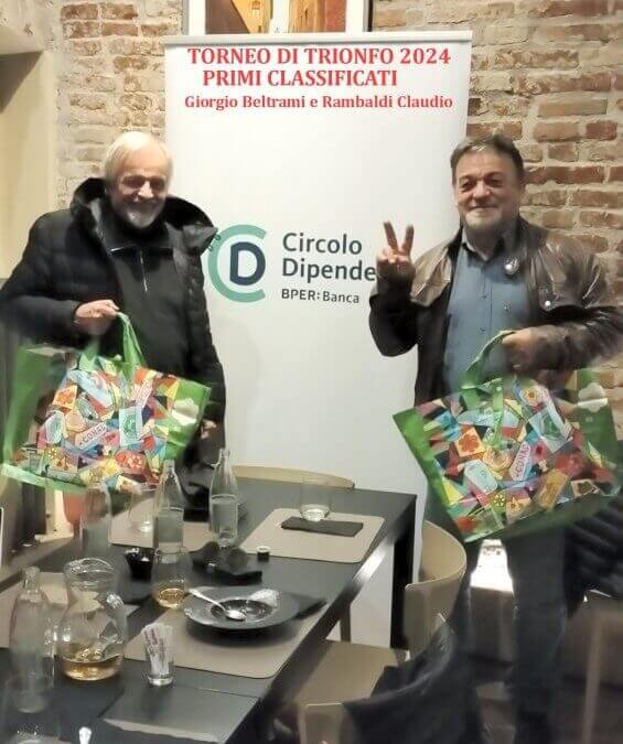 TORNEO DI TRIONFO DELEGAZIONE DI FERRARA-22 NOVEMBRE 2024-PREMIAZIONE